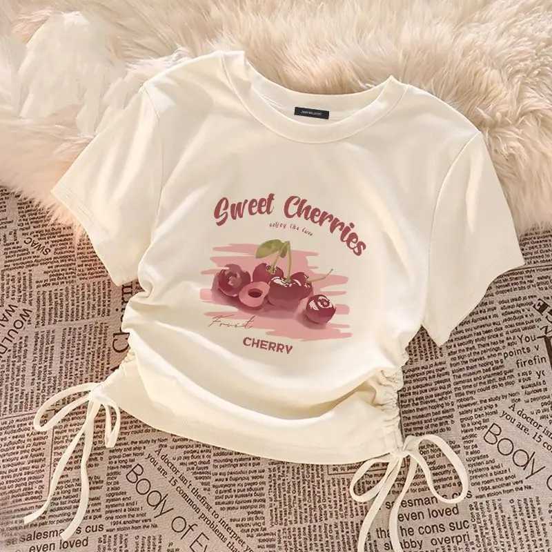 Girls T-shirts Short-sleeve Tops for Kids Summer Children Tees Fashion Style Teenager Blouse Baby Outfits Clothing T250603