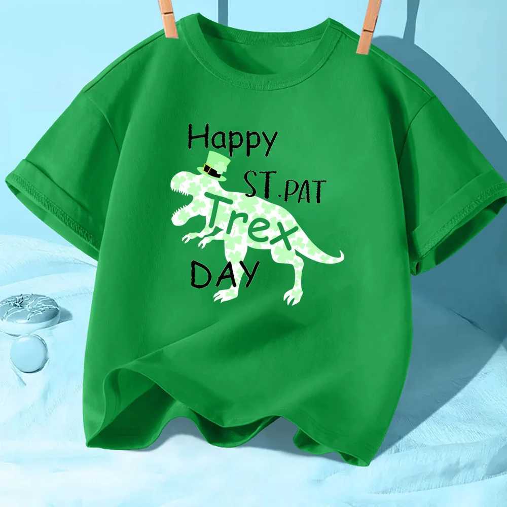 Who Need Luck When Youre This Cute St. Patricks Day Kids T-shirts Summer Short Sleeve Kids Tshirt Happy St Patricks Day ShirtsT250603
