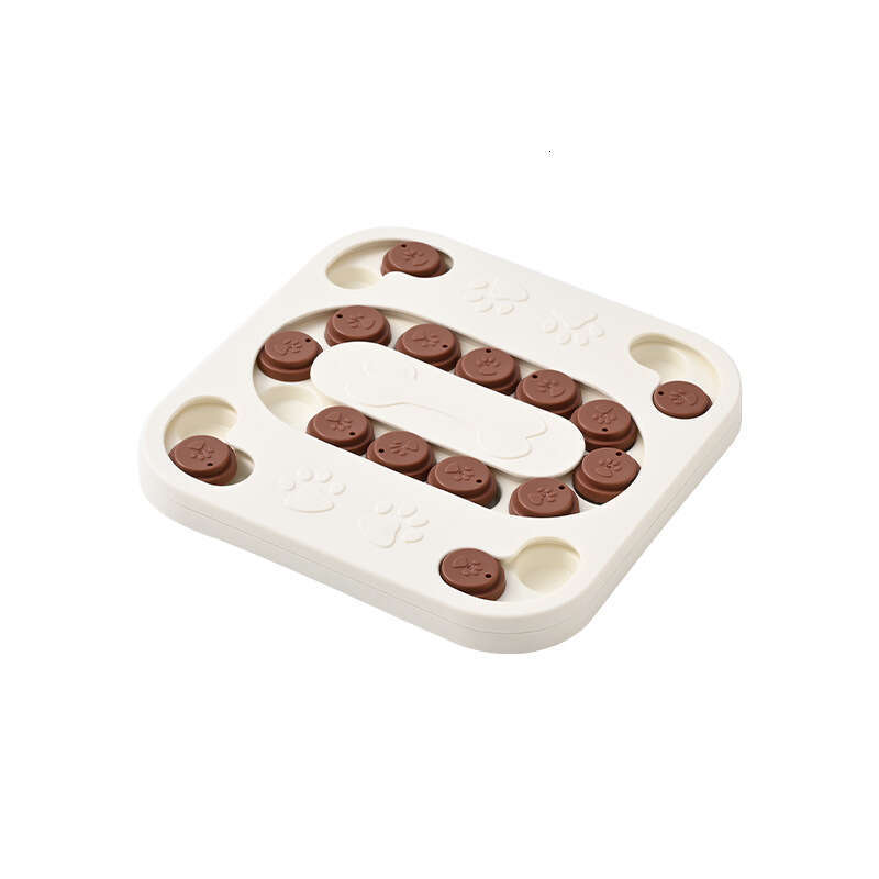 Puzzle Slow Feeder Heart Chew Toy Interactive Anti-Choking Hidden Food Dog Bowl