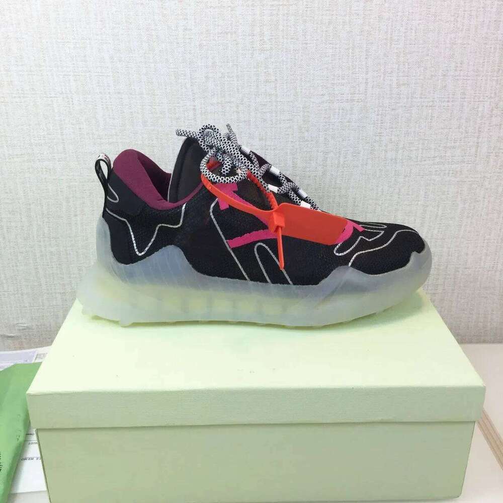 White Casual Trendy Sports Men's Women's Breathable Rubber Sneakers Thick Sole Increased Height Couple Style Arrow Shoes