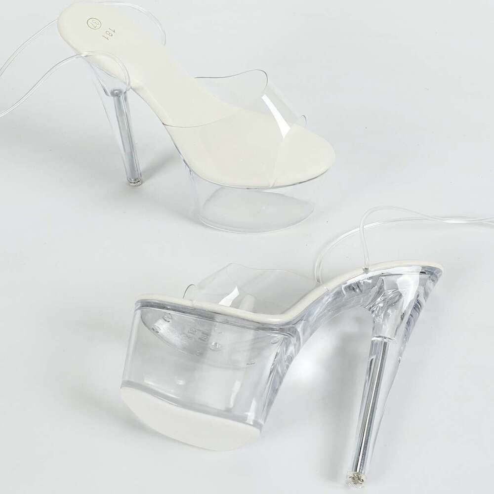 Super High Heels 181-Q4 Sexy Fashion Nightclub Pole Dance High Heels Waterproof Platform Stiletto Shoes Platform High Heels