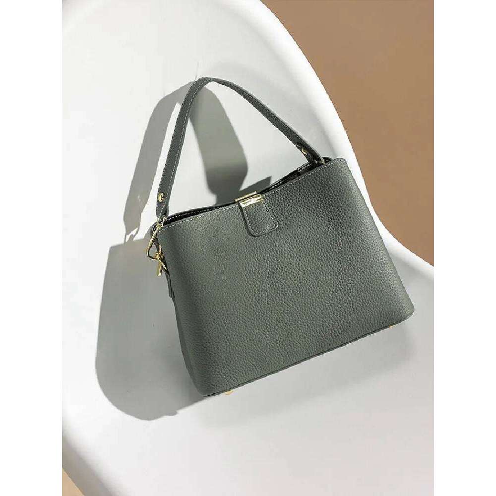 100% Genuine Leather Women's Crossbody 2025 Summer Female Shoulder Design Handbag Phone Makeup Bag Commuter