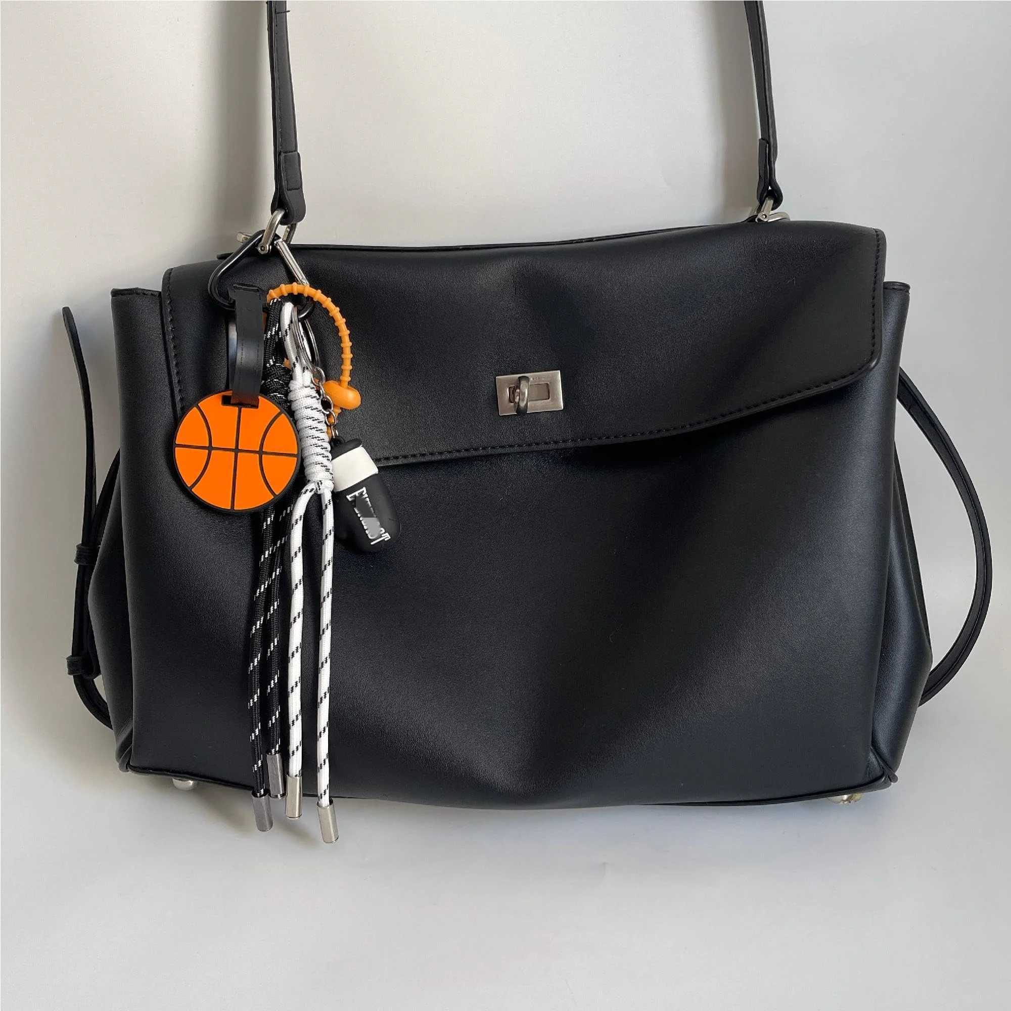 Fitness Keychain Gym Lover Barbell Key chain Weightlifting Keyring Silicone Weight Plate Gym Gifts Workout Gifts Bag Charm Backpack XJ250602