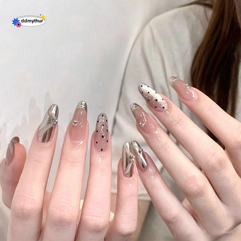10 Pieces of Code-Separated Rich Girl Fairy Temperament Sparkling Atmosphere Internet Celebrity Style Detachable Wearable Nail Stickers ddmythur