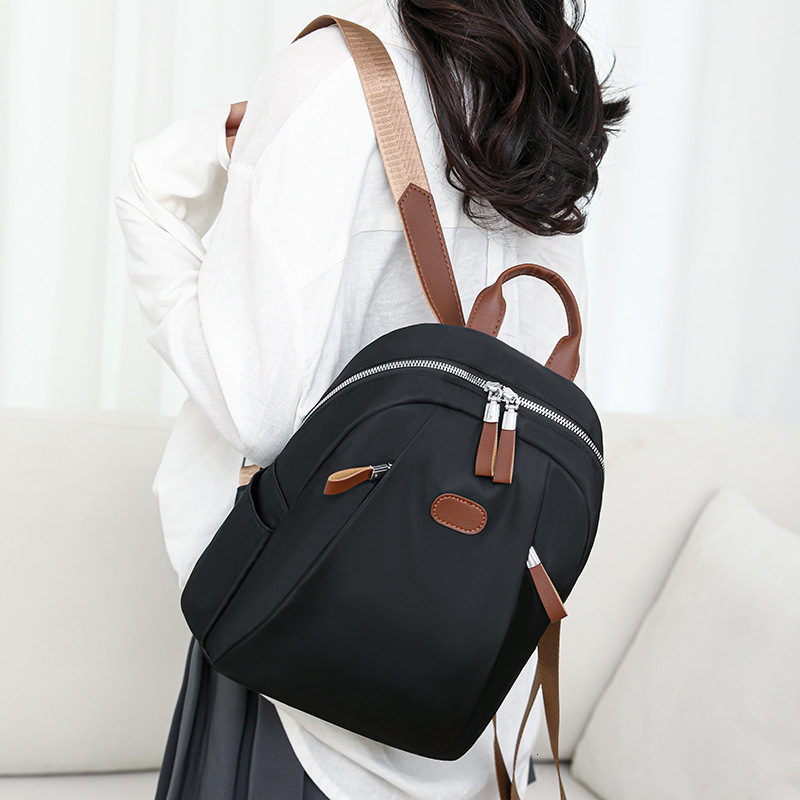 Free Shipping Designer Backpack For Women Summer Large Capacity Women's Outdoor Leisure Backpack Oxford Cloth Lightweight And Fashionable Waterpr