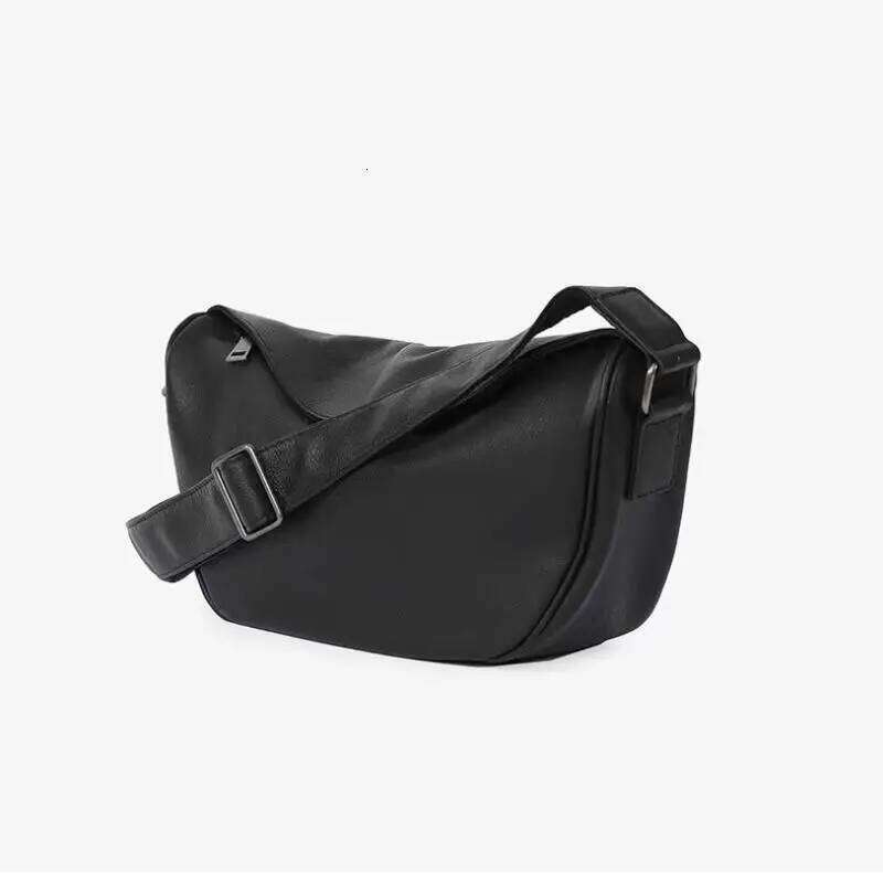 Genuine Leather Crossbody Single Shoulder First Layer Cowhide European And American Vintage Fashion Chest Bag
