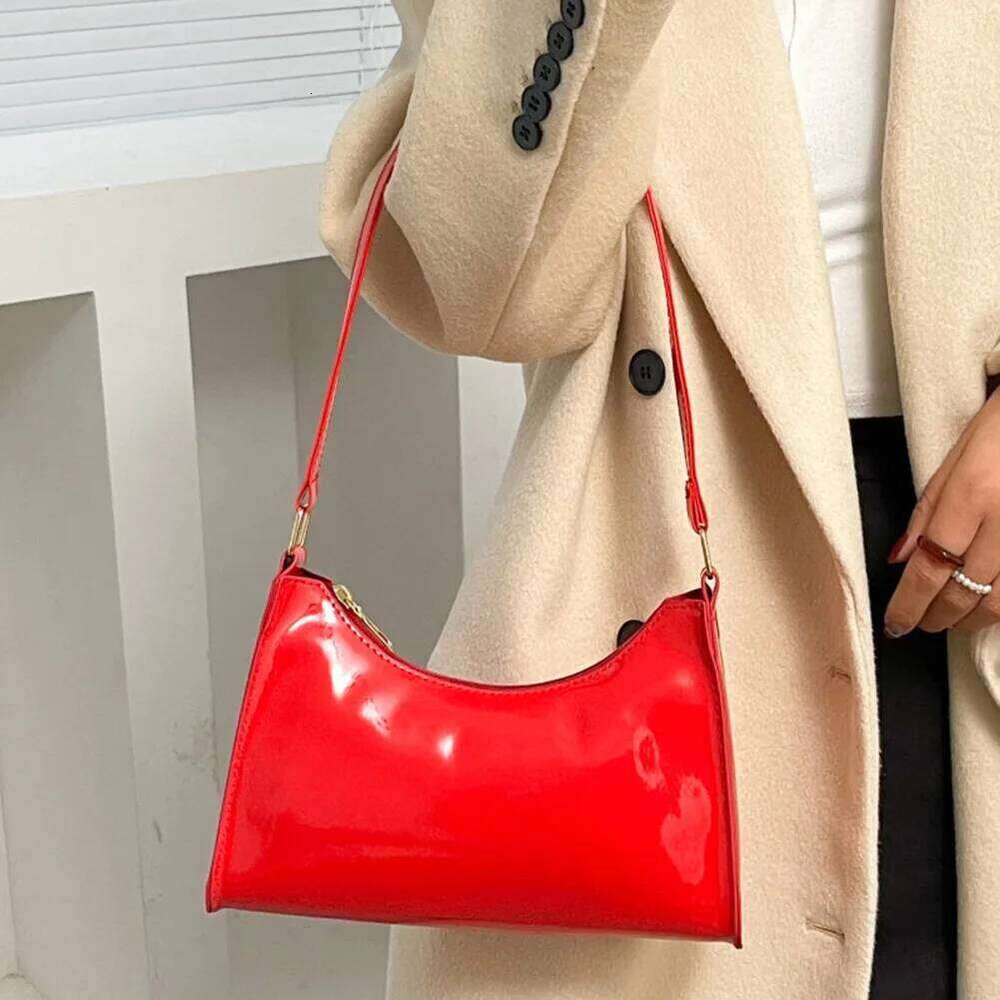 Women's Bags Designer French Underarm Bags Women Shopping PU Leather Lady Elegant Purse Fashion Solid Color Exquisite Design Handbag Shoulder Bag