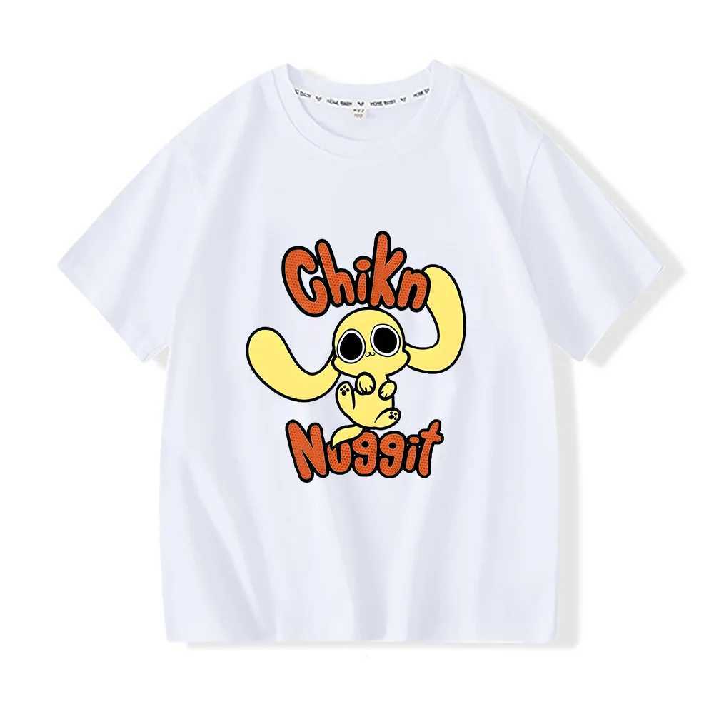 Chikn Nuggit Cotton T-shirt Summer New Children Clothing Kawaii for Boys/Girls Tee-shirt Little Kids Short Sleeve O-neck T-shirts T250603