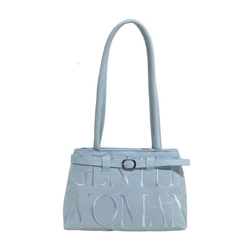 designer casual bag Fashion Niche Design Letter Handbag Underarm Bag for Women 2025 New Versatile Retro Embroidered Shoulder Bag