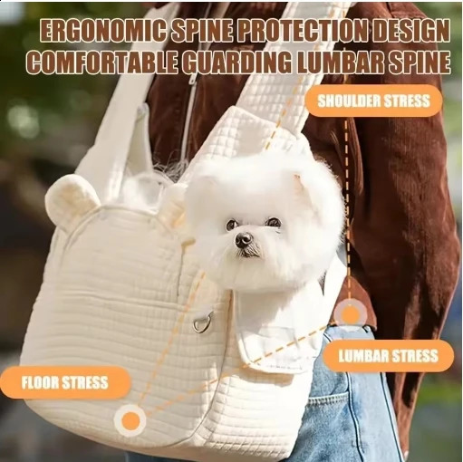 Large Capacity Portable Pet Backpack Comfortable Pet Travel Bag with Secure Snap Closure for Small Dog and Cat 2025 250526