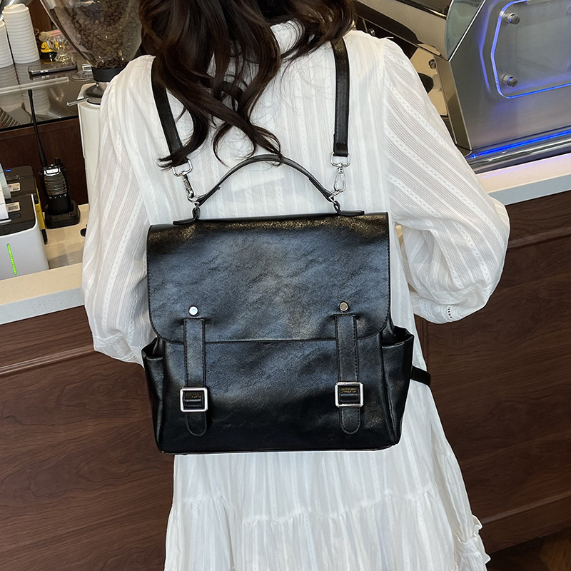 designer Commuting Large Capacity Backpack for Women 2025 Spring New Fashion Casual Versatile High-end Handheld Tote Bag