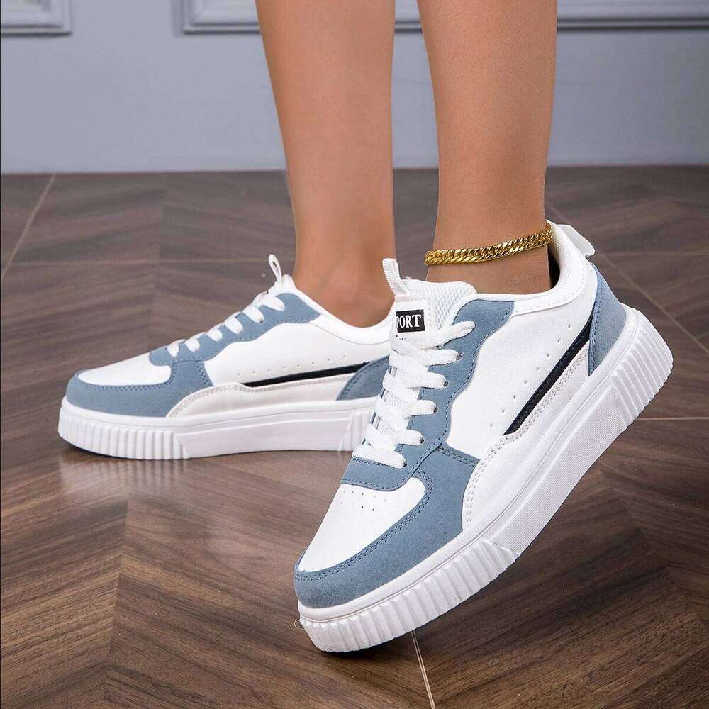 YRZL Women Casual Skateboard Shoe Man Lace Up Running Chunky Sneakers Non Slip Waterproof Lightweight Athletic Unisex Shoes