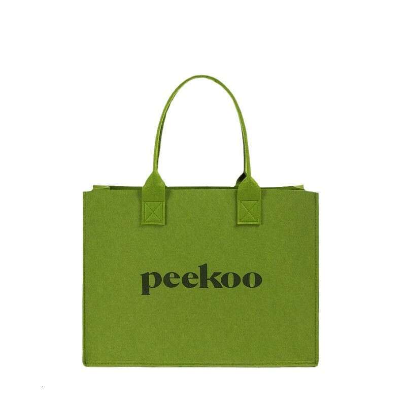 Felt Handbag Gift Printed Fashion Simple Large Capacity Tote Shopping Bag