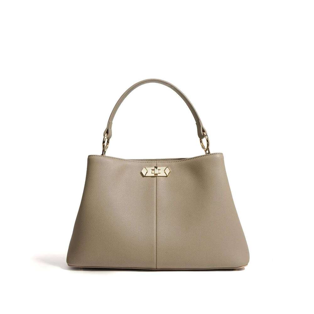 New Niche Design Cowhide Hand High-Grade Sense Work Commute Diagonal Bag