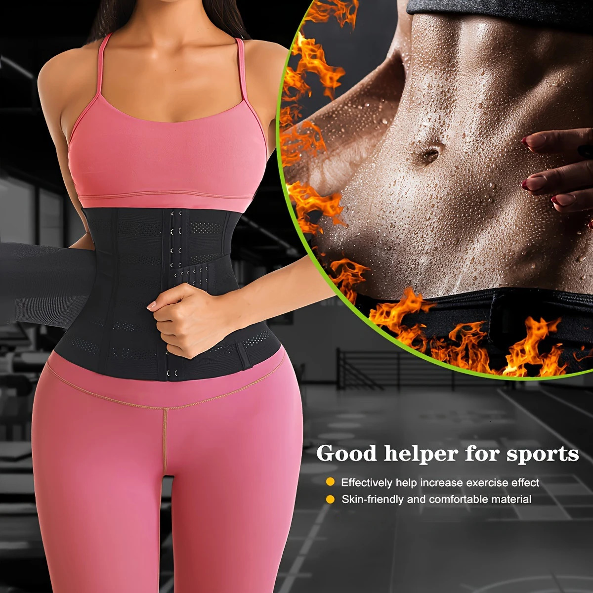 Waist Trainer for Women Underbust Waist Cincher Corset Tummy Control Sport Girdle Hourglass Body Shaper 250528