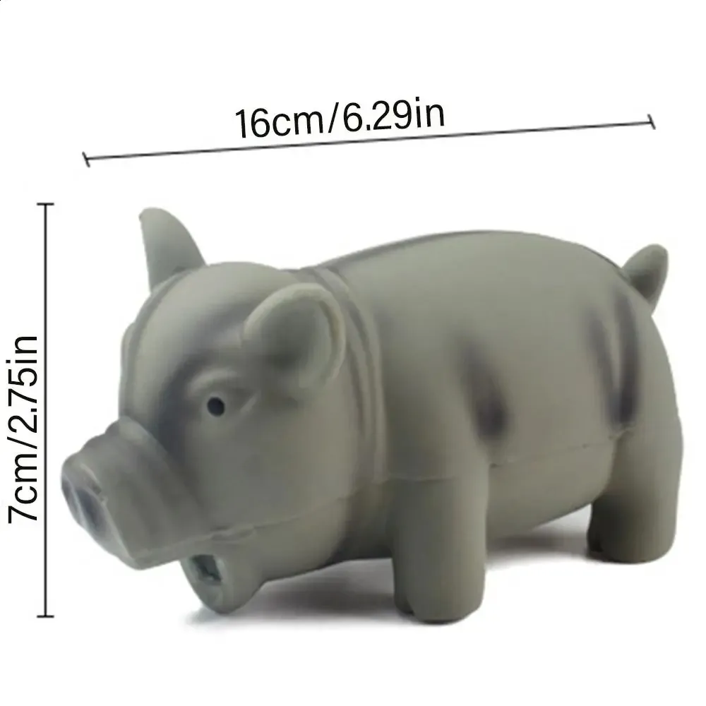 Cute Rubber Sound Pig Grunting Squeak Latex Pet Chew Toys for Dog Squeaker Chew Training Puppy Supplies Pet 3pcs/Set