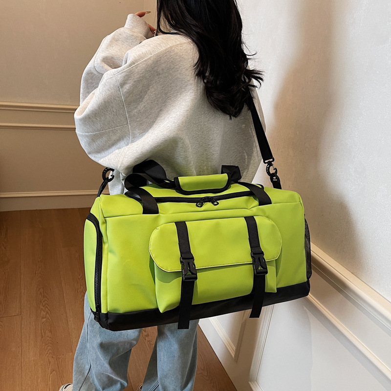 New Casual Dry Wet Separation Sports Fiess Swimming Short Trip Handheld Travel Independent Shoe Compartment Lage Bag