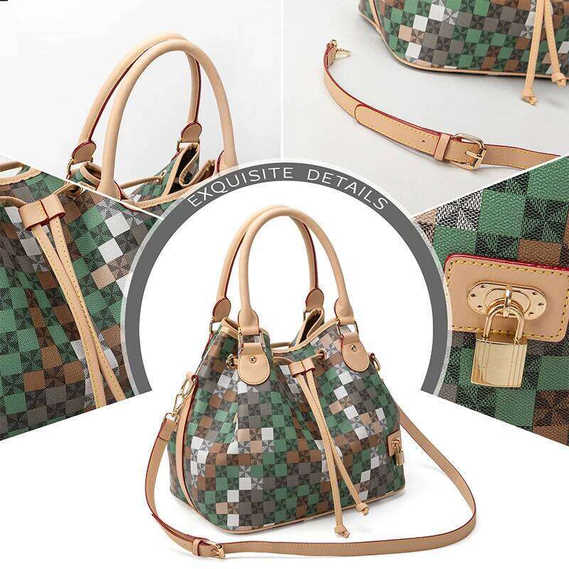 Shoulder Women Fashion Hobo Lady Purses For Woman Designer Work Female Bucket Bags Handbags