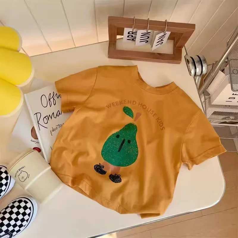 Kids T-shirt Summer 2023 Tops for Boys Short-sleeve Girls Shirts Cartoon Children Blouse Baby Tees Toddler Outerwear Clothes T250603