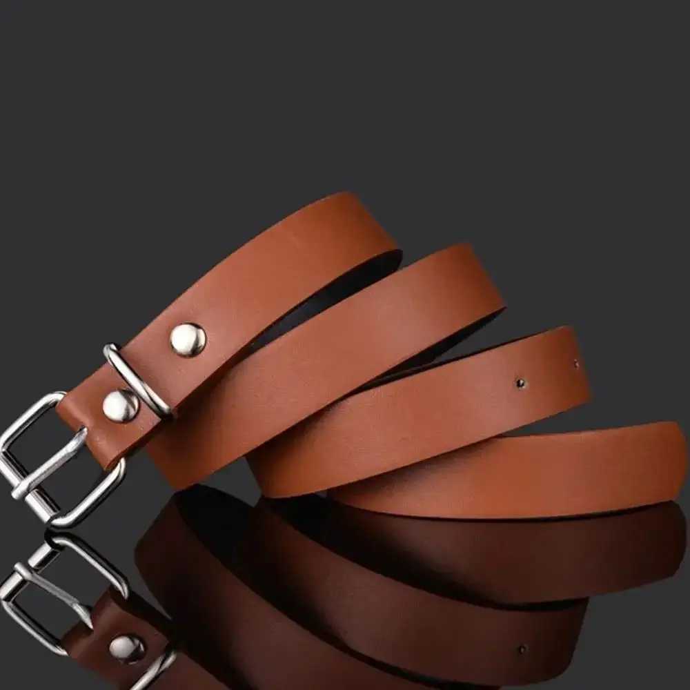 1pcs Children PU Leather Belts Boys Girls Kid Waist Strap Waistband Metal Buckle For Jeans Pants Trousers Dress Adjustable Belt XJ250602
