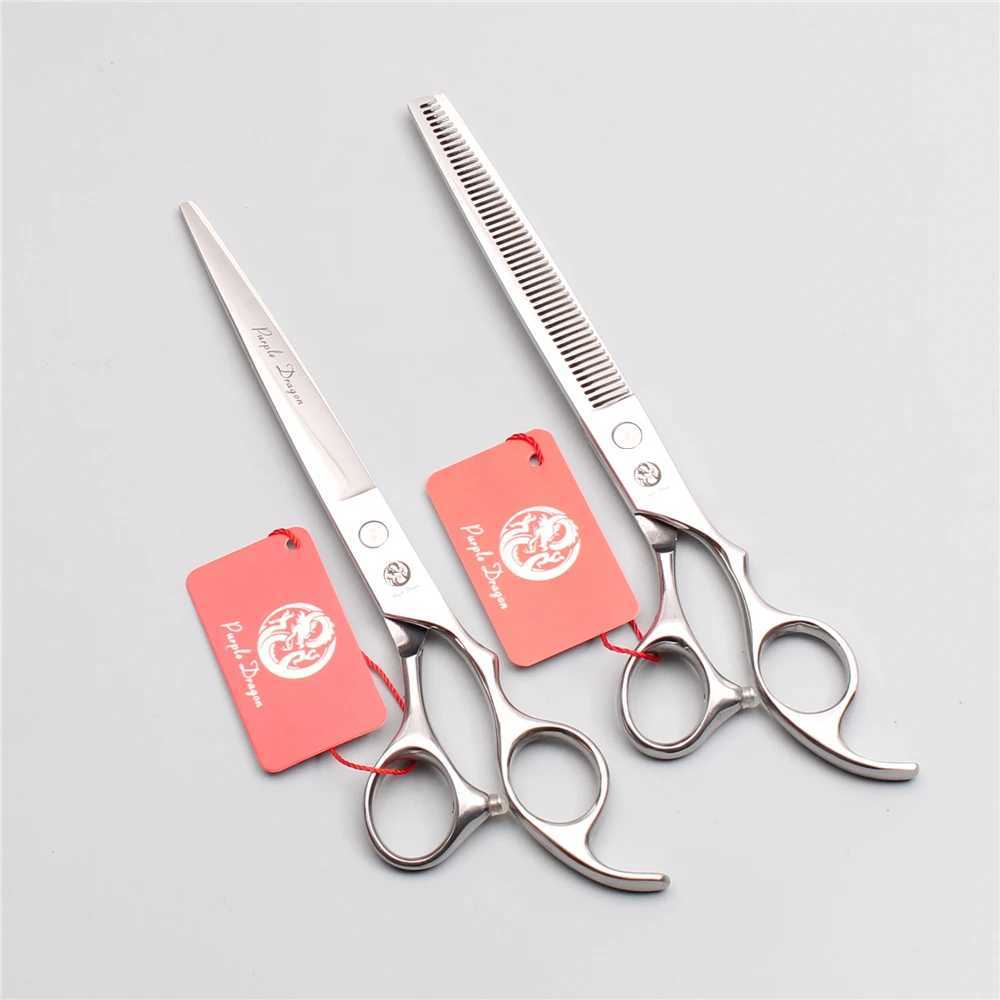 Grooming Scissors for Dog Purple Dragon 7.5 Japan Stainless Thinning Shears Thinning Shears Cutting Shears Pet Scissors Silver S2563