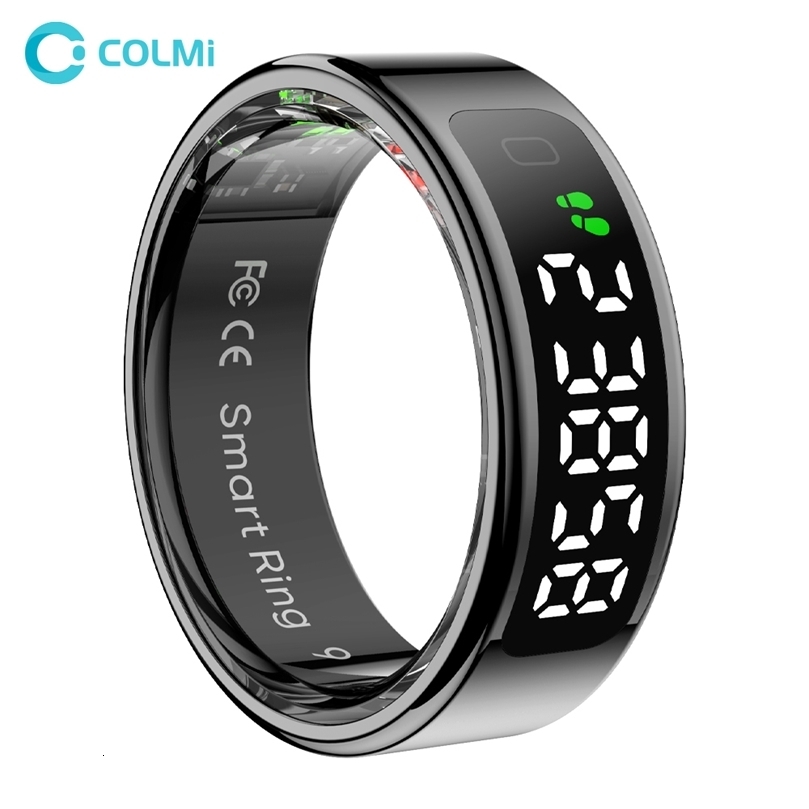 COLMI R12 Smart Ring with Display Screen and Touch Health Manager Wireless Charging 5 ATM Waterproof For Men Women 250603