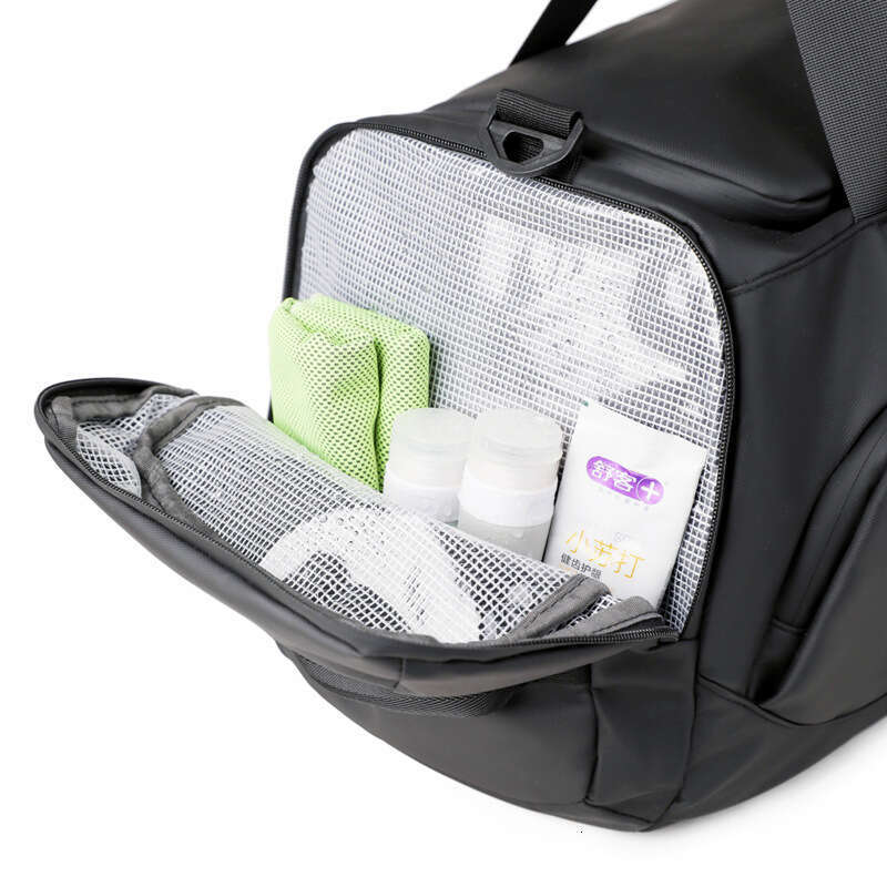 Water-Resistant Fiess Training Backpack Sports Handheld Handle Dry and Wet Separation with Shoe Compartment Travel Bag