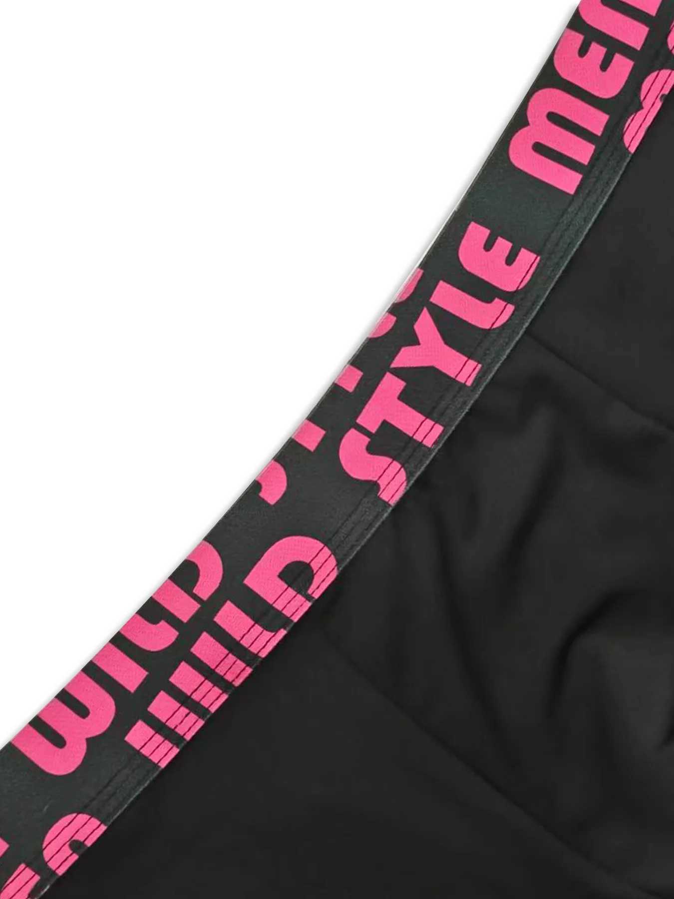 3/5 Pcs Printing Underwear for Men Mens Boxers Briefs Sexy Underpants Leisure Quick Drying Breathable Mens Boxing Panties W250603