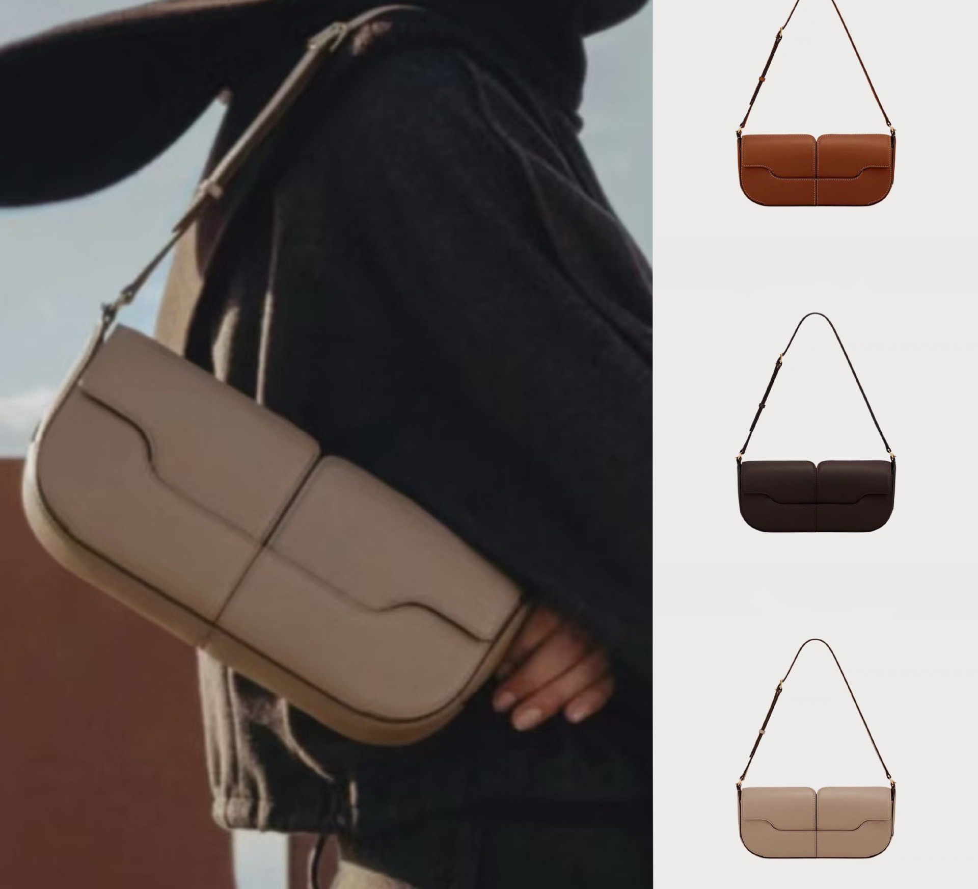 Designer Bag Purse cyme real Leather high-quality large capacity shopping pleated bag Tote bag large capacity tote wing shaped women's bag