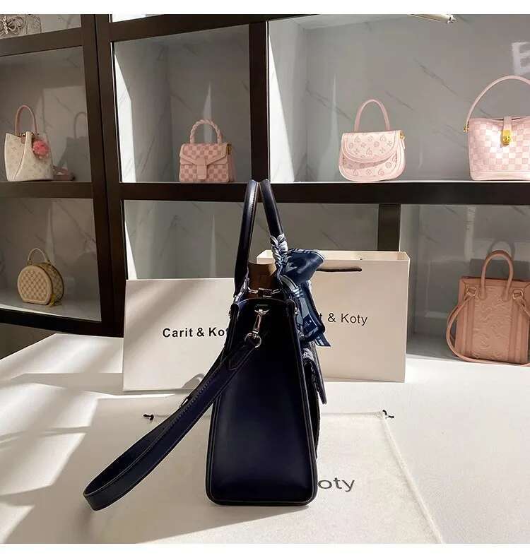 High Quality Embroidery Floral Casual Tote Textured Leather Large Capacity Fashion Women's Handbag Shoulder Messenger Bag
