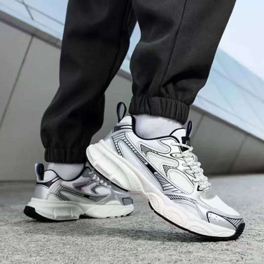 2025 New Dad Trbottomy Sneakers Men's Outdoor Sports Summer Breathable Thick-Soled Casual Shoes