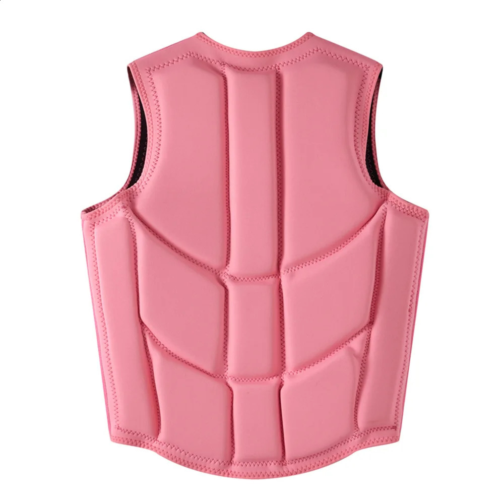 Adult Life Jacket Wake Surfing Impact Vest CE Approved Neoprene Life Jacket Wakesurf Comp Vest surf Watersports Activities 250530