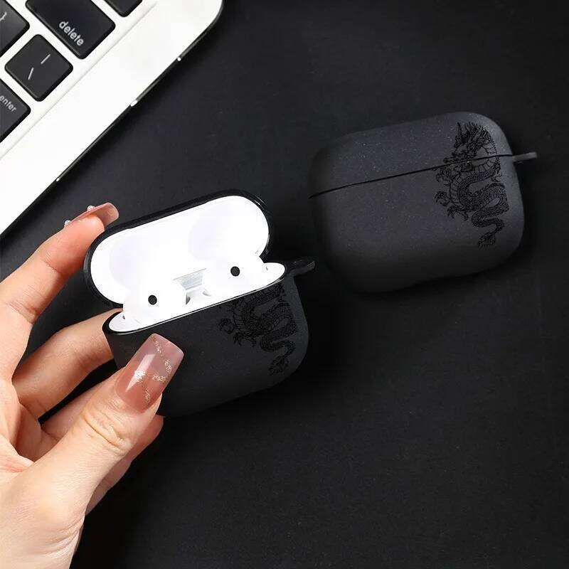 Dragon Design Earphone Pro/Pro2 TPU Wireless Bluetooth Cover for 3/4 Protector with Keychain Case