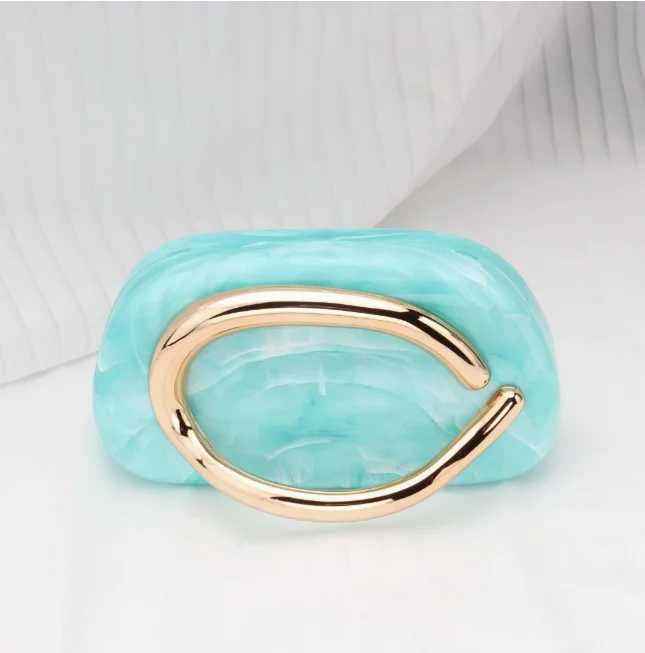 Colorful Acrylic Woman Tote Fashion Handbag Cocktail Dinner Birthday Party Clutch Purse Banquet Gift Elegant Female Evening Bag W250602