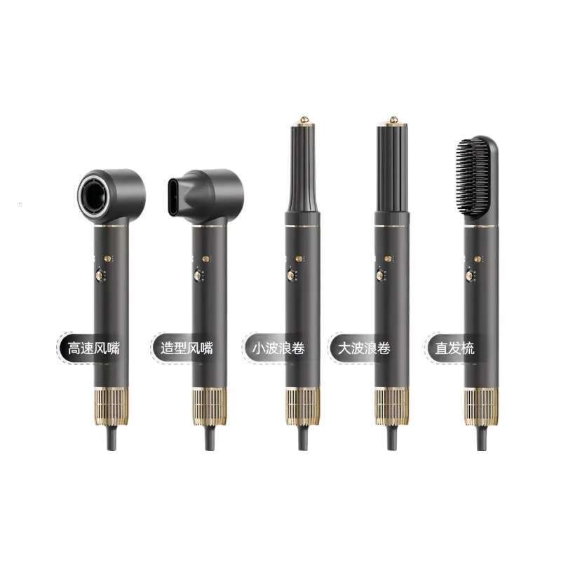 5-in-1 Multi-Functional Hair Dryer:Intelligent Heat Control 600 Million Negative Ions for Frizz-Free Styling