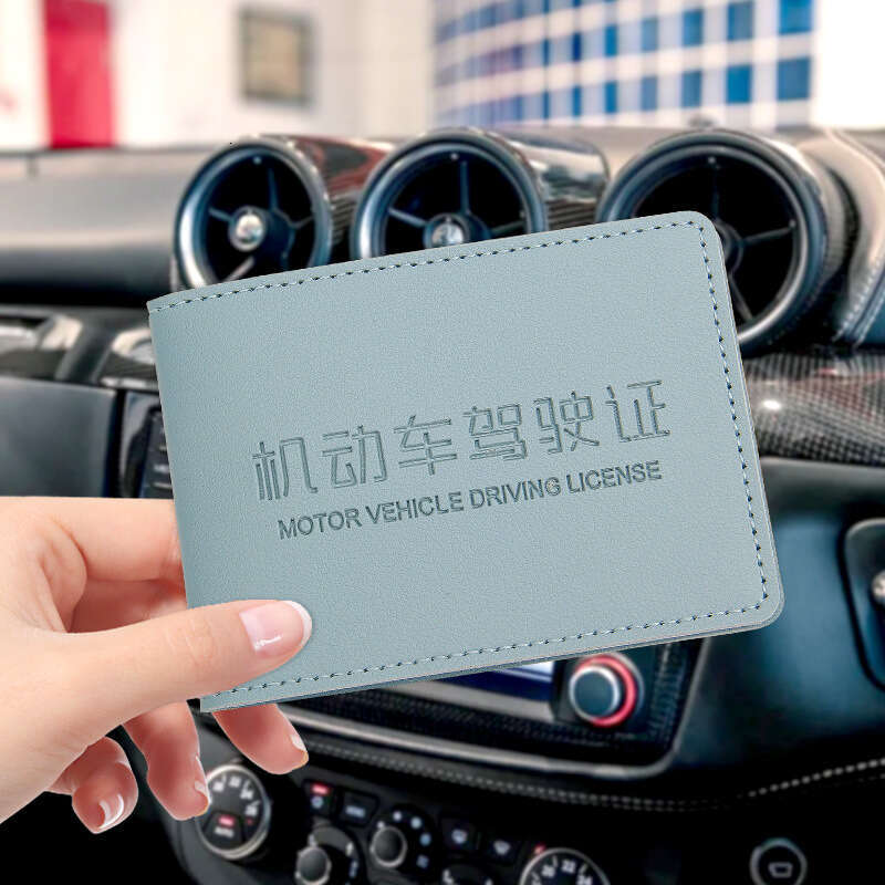 Colorful Motor Vehicle Registration Certificate Driver's License Holder for Men and Women Driving Book Cover