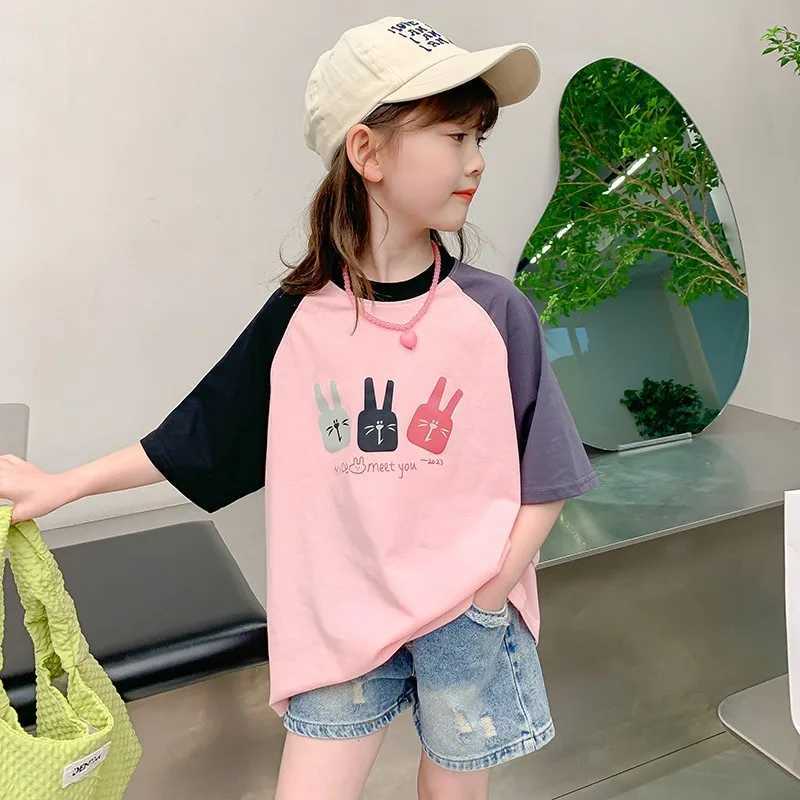 Girls T-shirt Short Sleeved Children Cartoon Summer T-shirt Little Girl Top Trend Girl Clothes Kids Clothes Ropa De Nio T250603