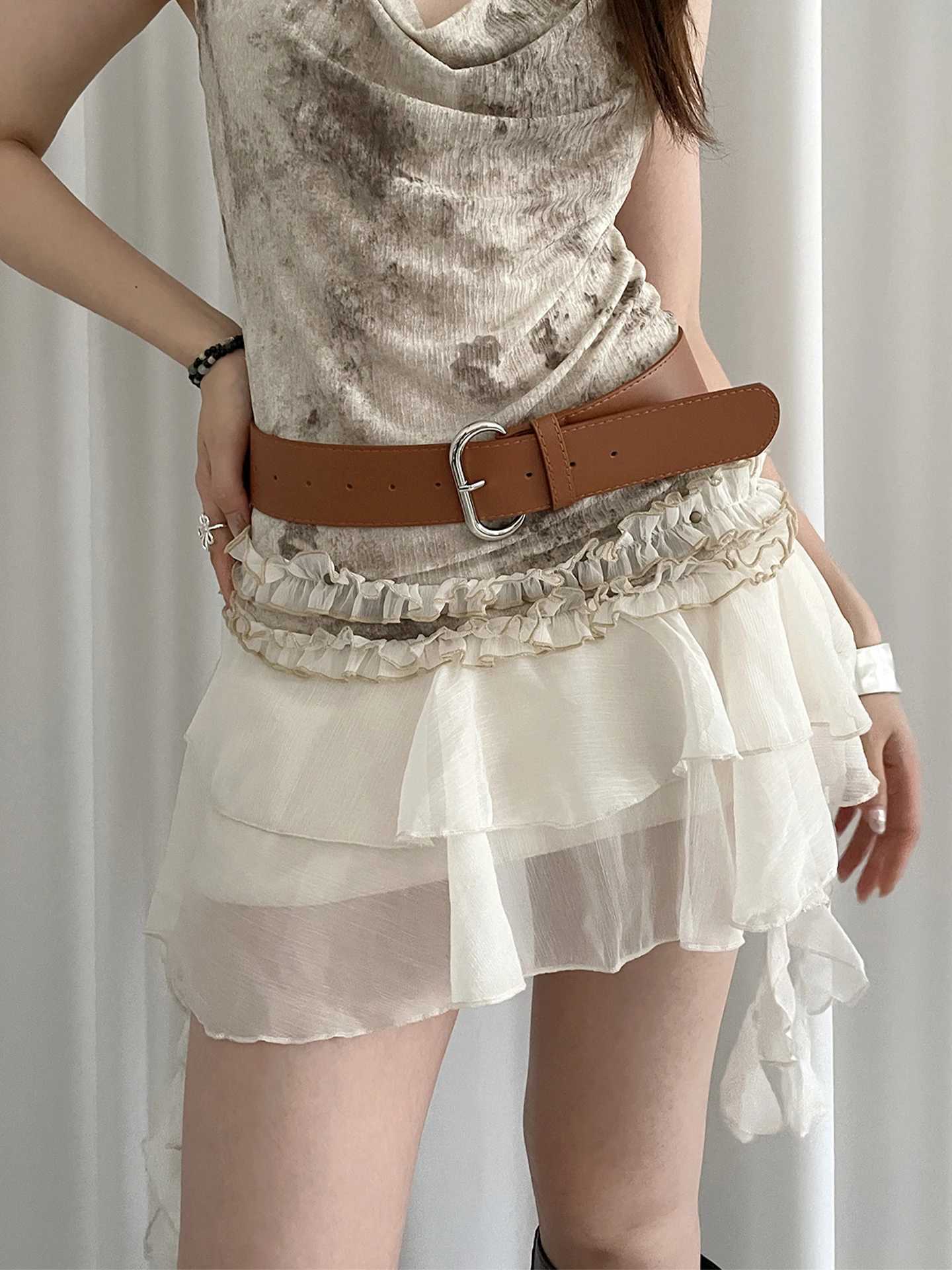 High-End Wide Belt For Women With A Slimming Waist Cincher Featuring A Unique Design For Skirts Jeans And Leather Belts XJ250602