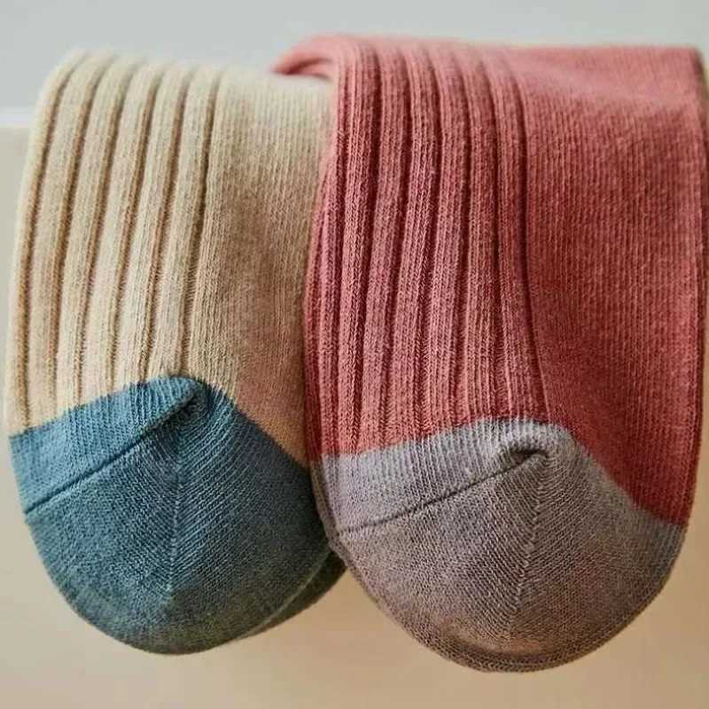 5 Pairs Striped Print Socks for Women Comfy Soft Mid Tube Socks Winter Harajuku Funny Casual Socks Womens Stockings Hosiery T250602