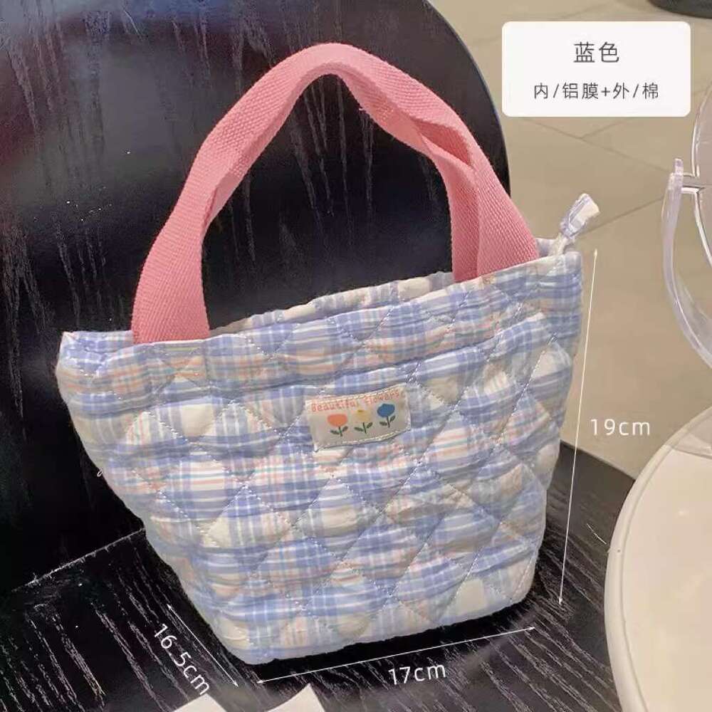 Insulated Box Portable Handbag Thickened Aluminum Foil Waterproof Office Worker Bag Elementary School Student Bento Lunch Pouch