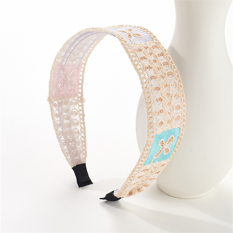 New hair bands hair bands light luxury filigree headbands wide edge with teeth non-slip pressure hair accessories