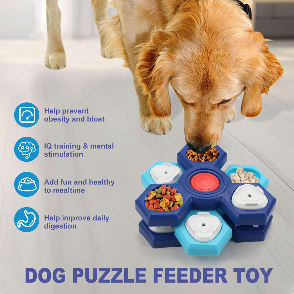 Supplies New Dog Toy Puzzle Feeder Pet Puppy Slow Food Bowl
