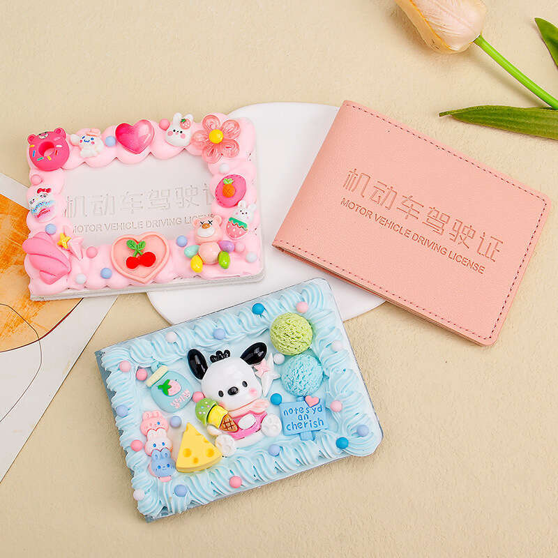 Colorful Motor Vehicle Registration Certificate Driver's License Holder for Men and Women Driving Book Cover