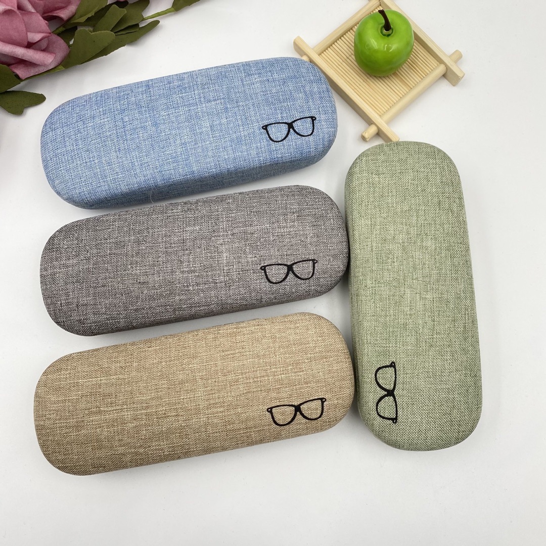 Myopia Glasses Cotton Linen Girl Style Simple Harajuku Boys Creative Personality Portable Anti-Pressure Sunglasses Case