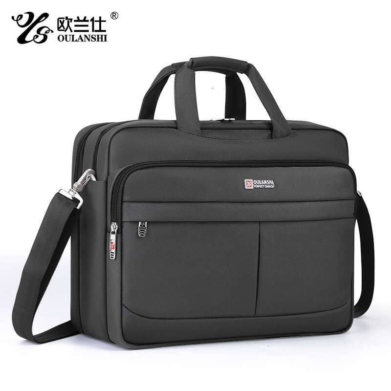 New Men's Laptop Portable Handbag Foldable Suit Shoulder Business Travel Crossbody Bag