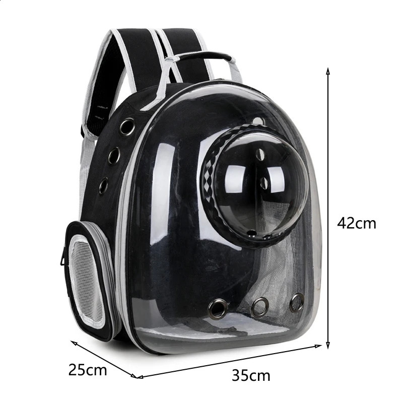 Pet Cat Carrying Bag Space Pet Backpacks Breathable Portable Transparent Backpack Puppy Dog Transport Space Capsule Bags 250526