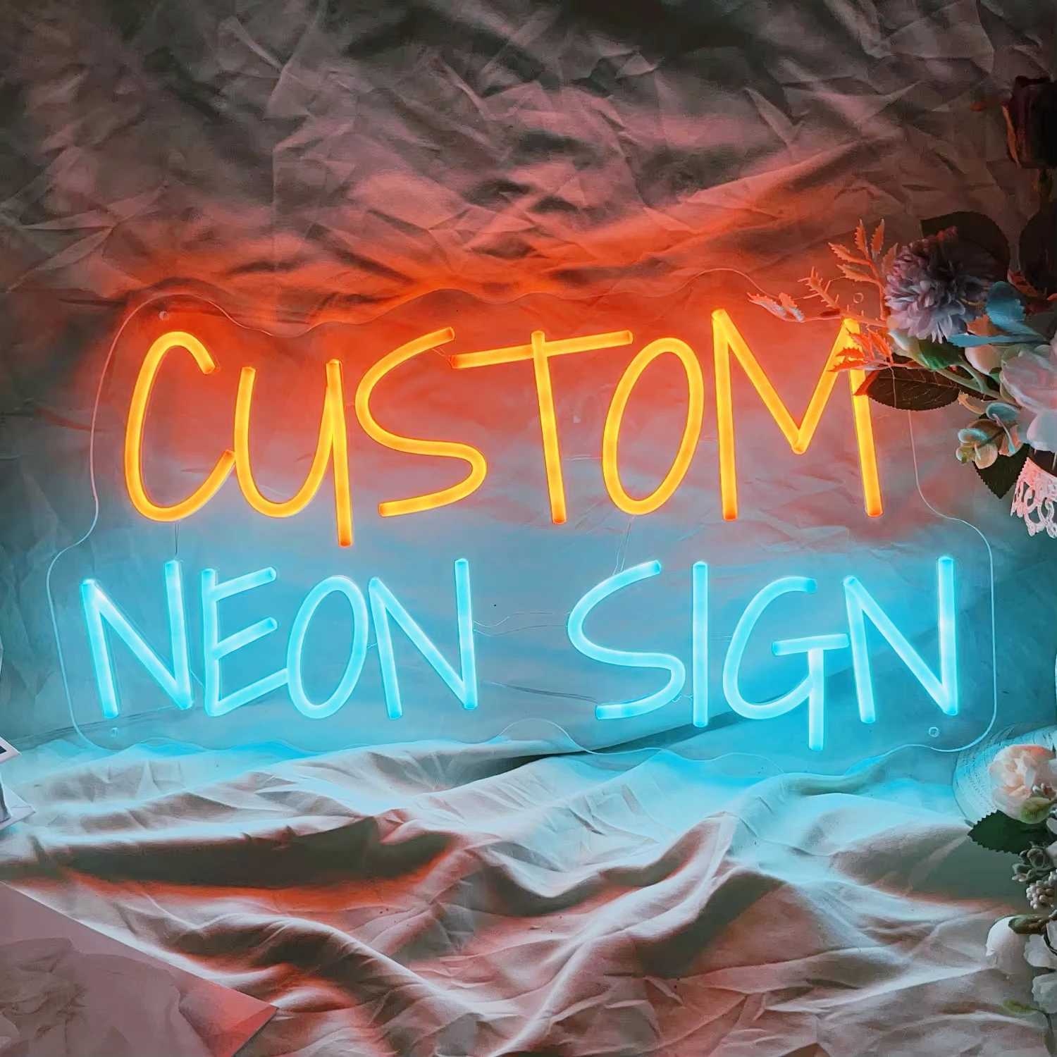 Custom Neon Sign Wedding Decoration Neon Happy Birthday Childrens Gifts Room Home Bedroom Neon Wall Decor LED Light Letters XJ250602