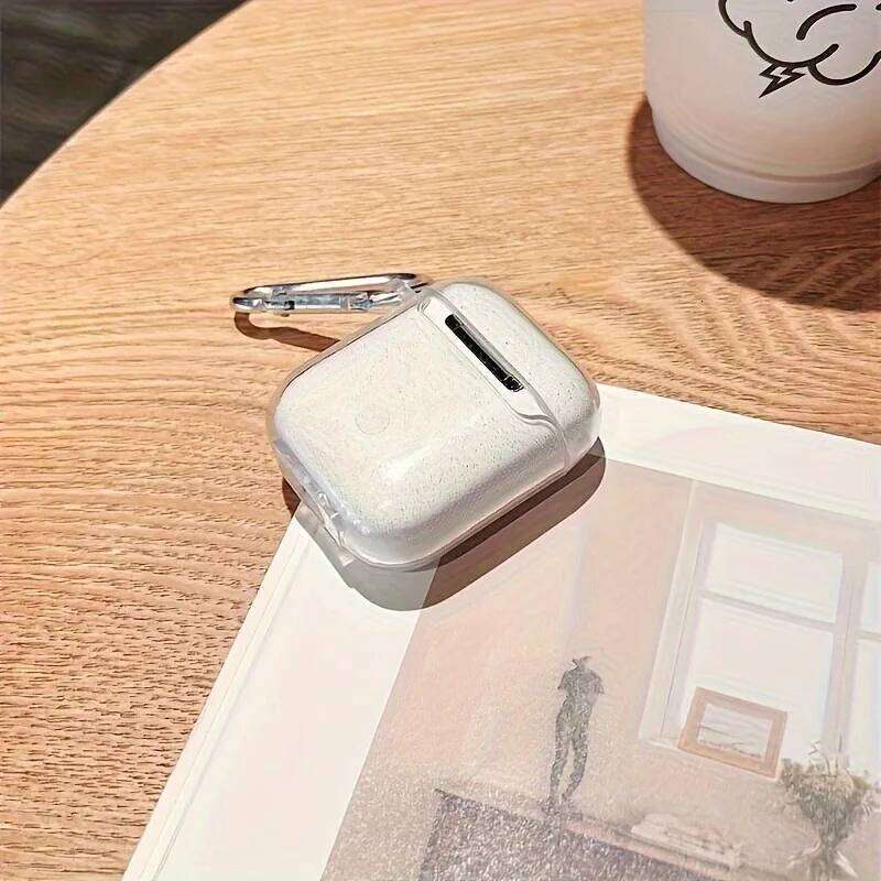 Clear TPU Electroplate 3D Bowknot Love Heart Pro/Pro2 Earphone Case For 3/4 With Keychain Protector Cover