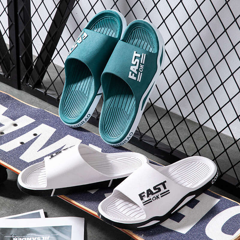 Summer indoor anti slip hotel bathroom shower outdoor men's slippers, women's sandals, casual and comfortable