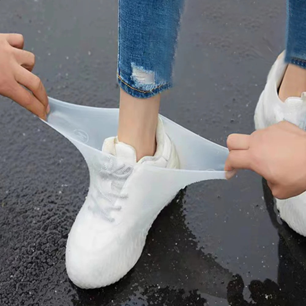 Walking Shoes Latex Shoe Covers Waterproof Protectors Rain Cover Reusable Thickened Boot Outdoors 250528